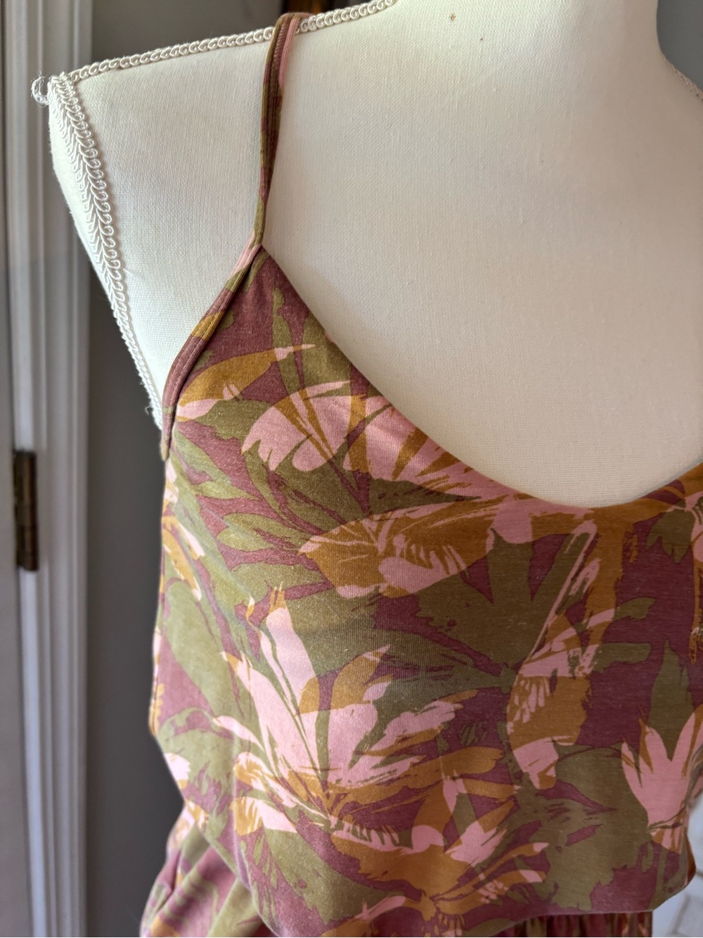 Prana Ayla Dress floral camouflage print size extra small EUC - Picture 3 of 10